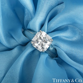 Tiffany & Co. Platinum Diamond Lucida Ring 2.36ct G/VVS2
